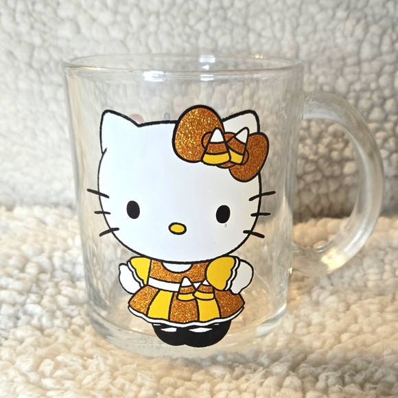 Hello Kitty Other - Hello Kitty Halloween Fall Glass Coffee Mug